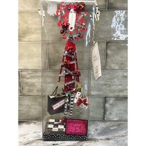 SILVESTRI JOEY XL 17" CHRISTMAS TRIMMED REDHEAD SHOPPER BEST STRESSED DOLLY MAMA